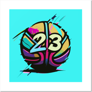 23 ball - v2 Posters and Art